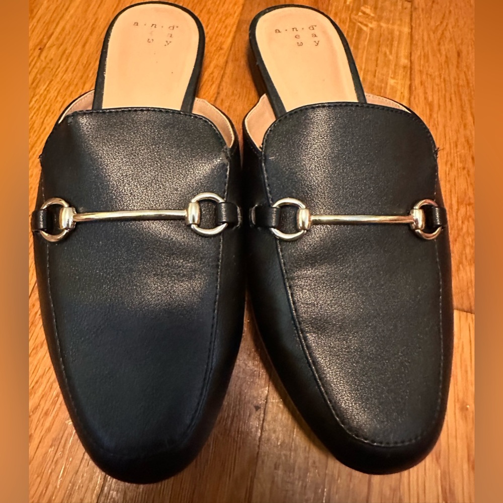 Black Slip-On Shoes